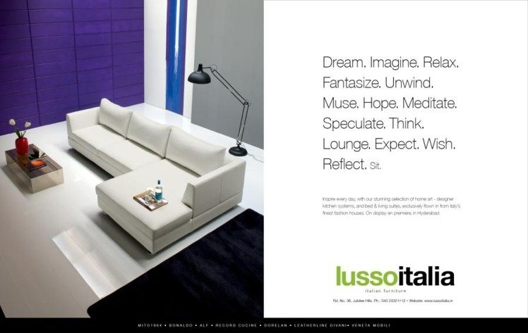 Italian Luxury Furniture Ad