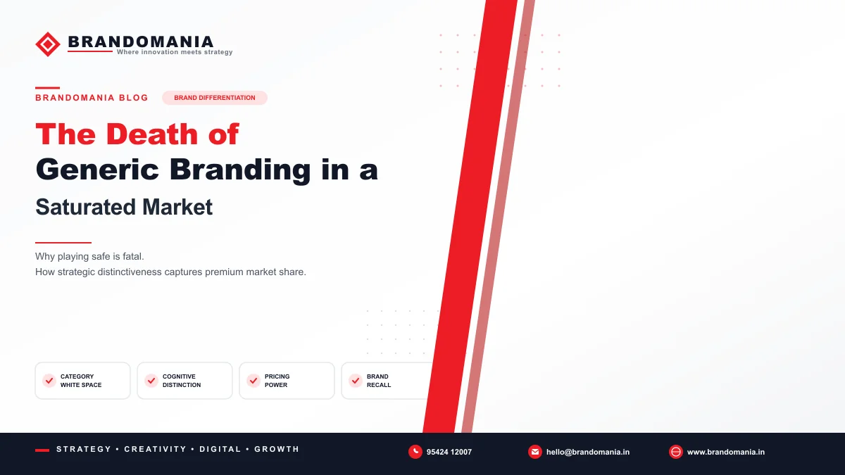 The Death of Generic Branding in a Saturated Market: How Distinctiveness Wins