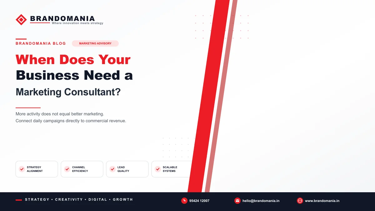 When Does Your Business Need a Marketing Consultant?